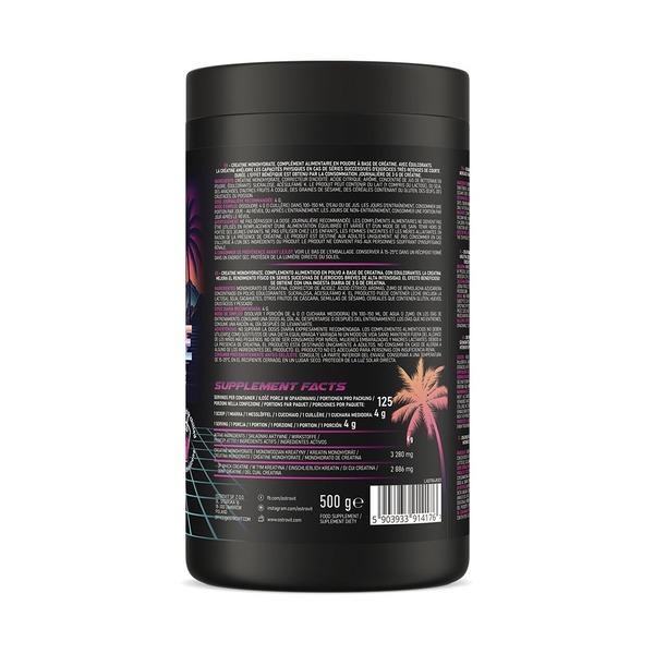 Креатин OstroVit Creatine Monohydrate, 500 грам Miami Vibes. Фото 3