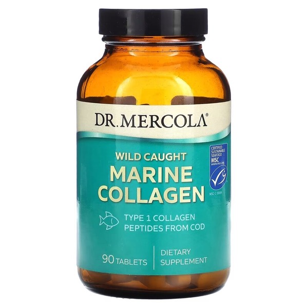 Морской коллаген Dr. Mercola Wild Caught Marine Collagen, 90 таблеток