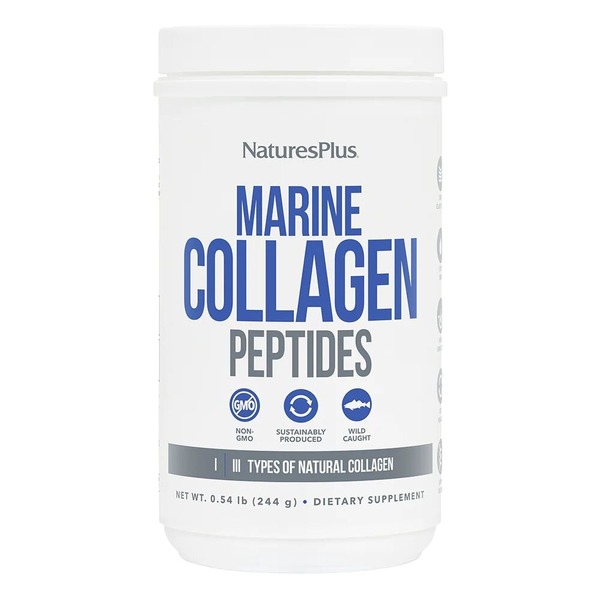 Пептиди морського колагену Natures Plus Marine Collagen Peptides, 244 грам