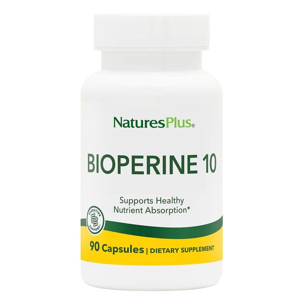 Биоперин Natures Plus Bioperine 10 mg, 90 капсул