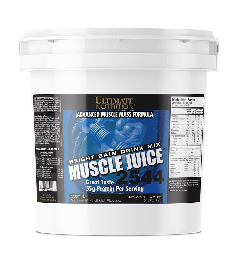 Гейнер Ultimate Nutrition Muscle Juice 2544, 4.75 кг