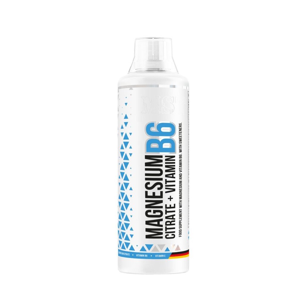 Цитрат магния MST Nutrition Magnesium Citrate Plus Vitamin B6, 500 мл