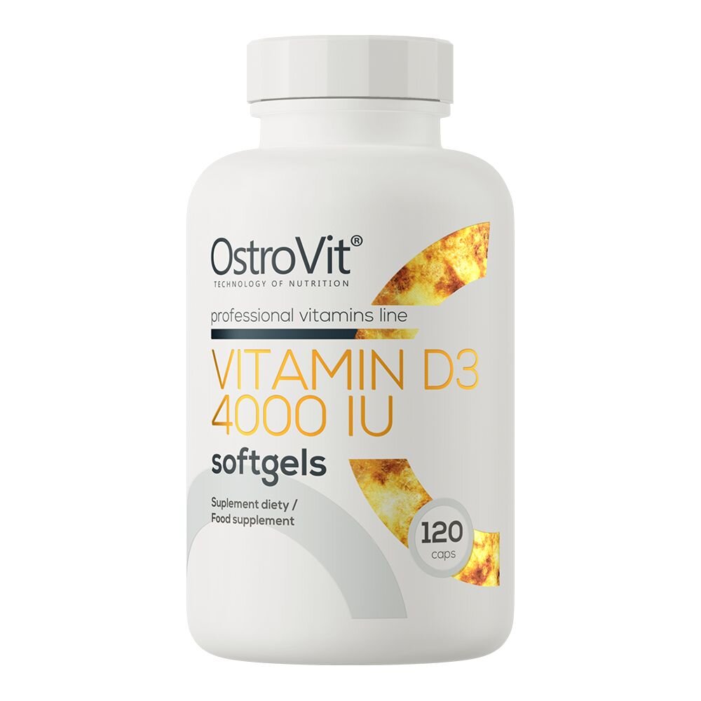 Вітамін D3 OstroVit Vitamin D3 4000 IU, 120 капсул