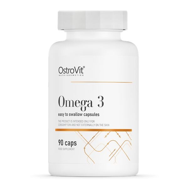 Омега-3 OstroVit Omega 3 Easy to Swallow, 90 капсул для підтримки серцево-судинної системи