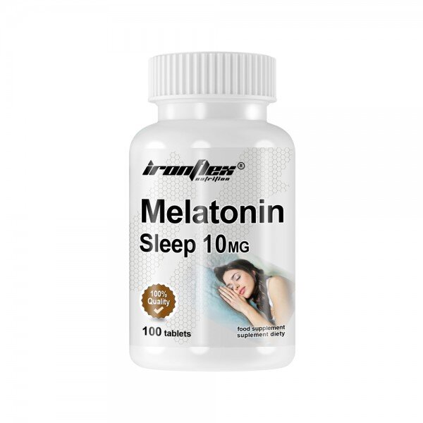 Мелатонин IronFlex Melatonin Sleep 10 mg, 100 таблеток для хорошего сна