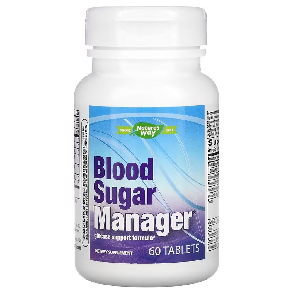 Натуральна добавка Nature's Way Blood Sugar, 60 таблеток для підтримки цукру в крові. Фото 2