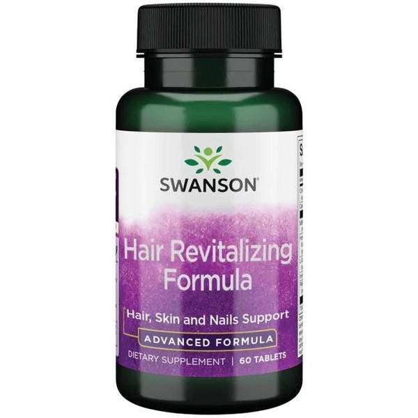 Збалансований  комплекс Swanson Hair Revitalizing Formula, 60 таблеток для підтримки шкіри, волосся та нігтів.