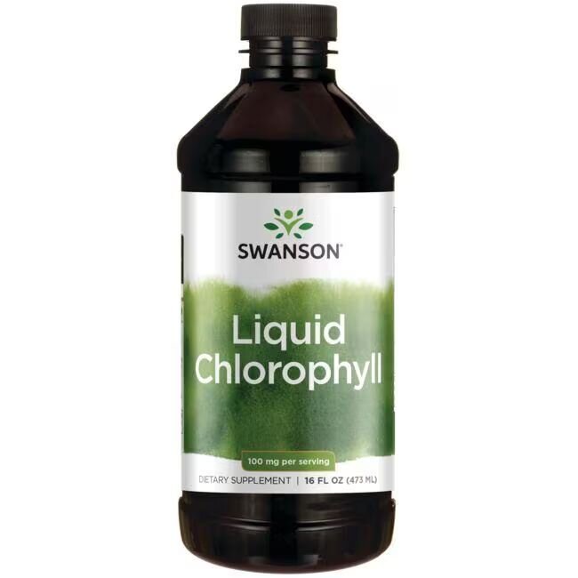 Жидкий хлорофилл Swanson Chlorophyll Liquid, 473 мл для поддержки кишечника
