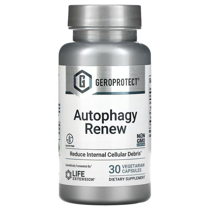 Лютеолін та піперлонгумін Life Extension GeroProtect Autophagy Renew, 30 вегакапсул