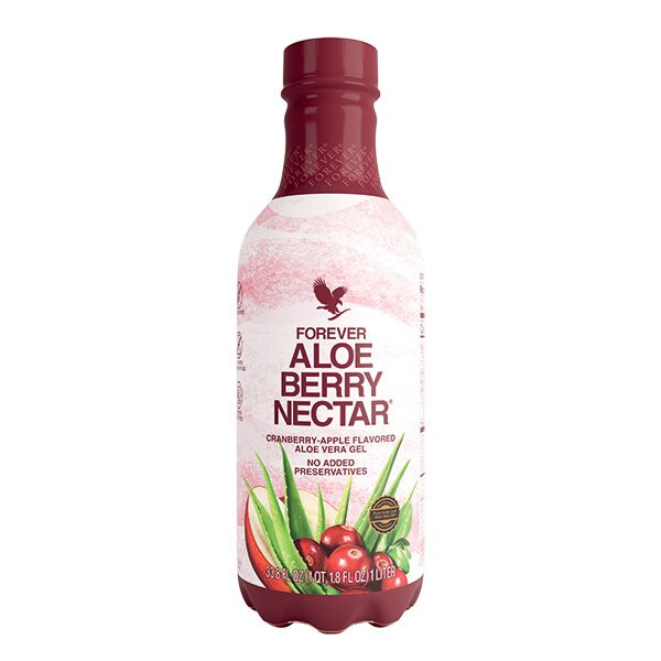 Алое вера з соком журавлини та яблука Forever Living Aloe Berry Nectar, 1 л для підтримки травної системи