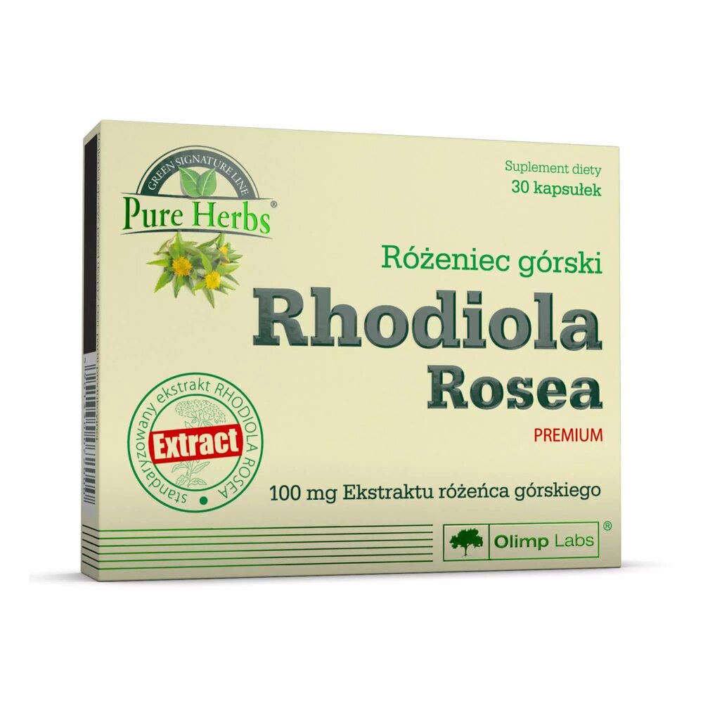 Родіола рожева Olimp Sport Nutrition Pure Herbs Rhodiola Rosea Premium, 30 капсул
