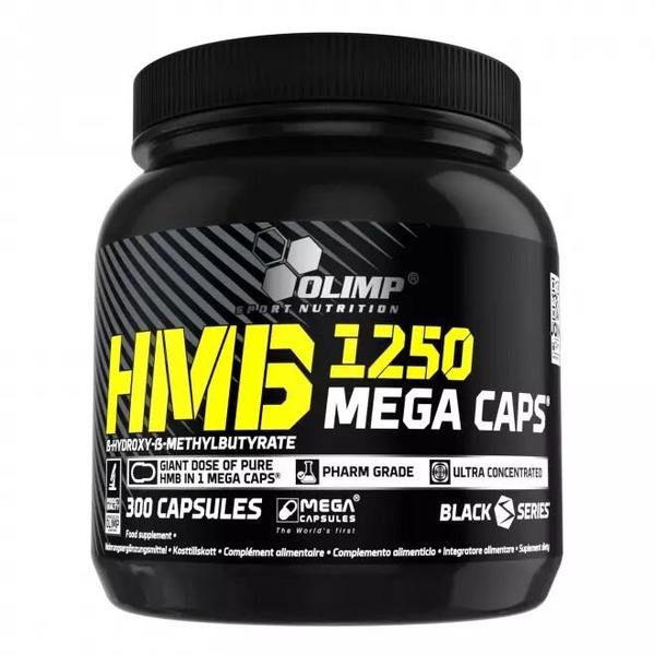 Післятренувальний комплекс Olimp Sport Nutrition HMB 1250 Mega Caps, 300 капсул