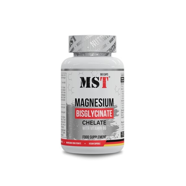 Хелат бисглицината магния MST Nutrition Magnesium Bisglycinate, 90 капсул