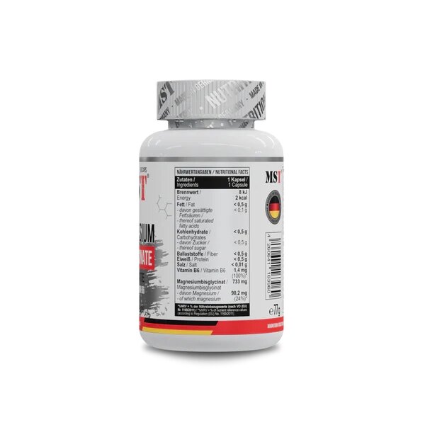 Хелат бисглицината магния MST Nutrition Magnesium Bisglycinate, 90 капсул. Фото 2