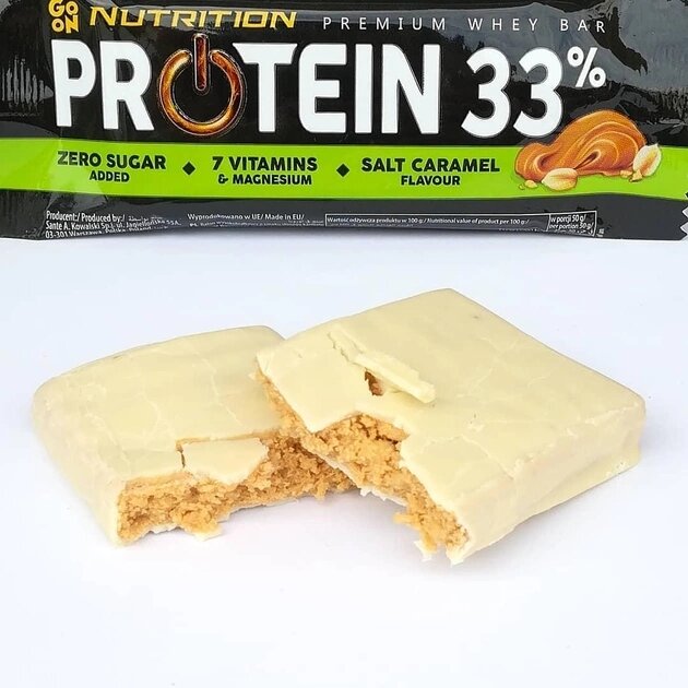 Блок батончиків Go On Nutrition Protein 33% БЛОК 24 шт MIX, 24*50 грам. Фото 3