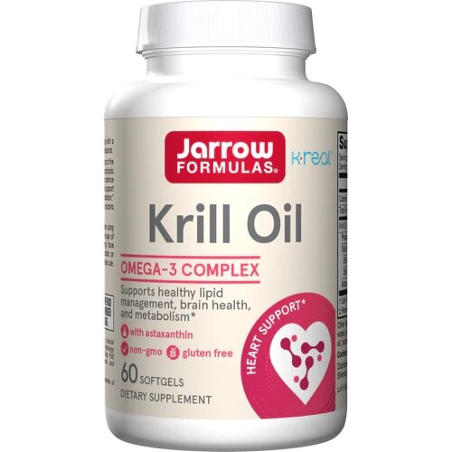 Омега-3 Jarrow Formulas Krill Oil, 60 капсул
