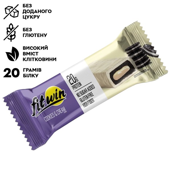Протеїновий батончик FitWin Protein Bar 33%, 60 грам. Фото 3