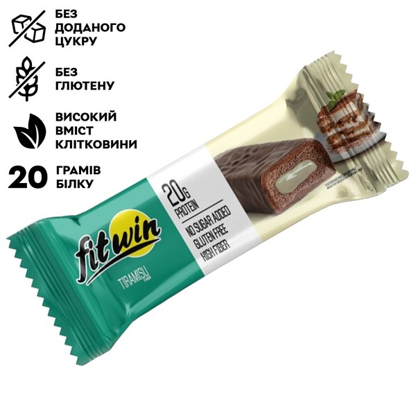 Протеїновий батончик FitWin Protein Bar 33%, 60 грам. Фото 4