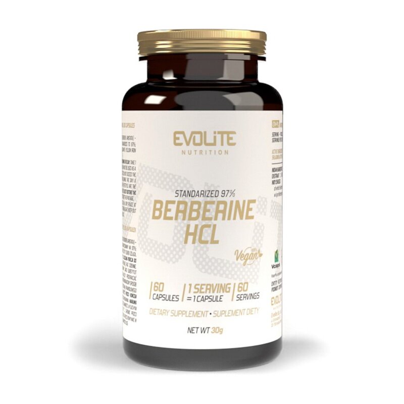 Екстракт барбарису Evolite Nutrition Berberine HCL, 60 вегакапсул