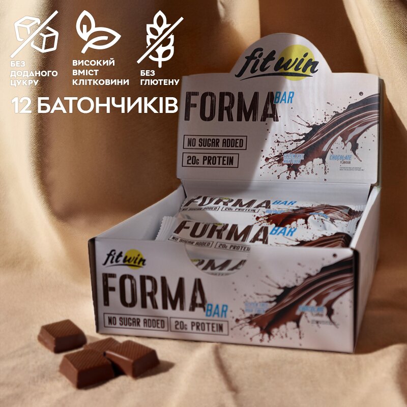 Батончик FitWin Forma Bar, 12x60 грамм. Фото 5
