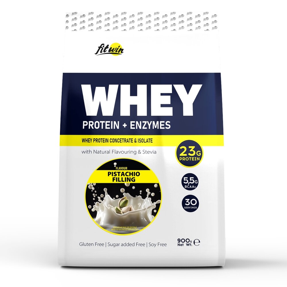 Протеїн FitWin Whey Protein + Enzymes, 900 грам. Фото 3