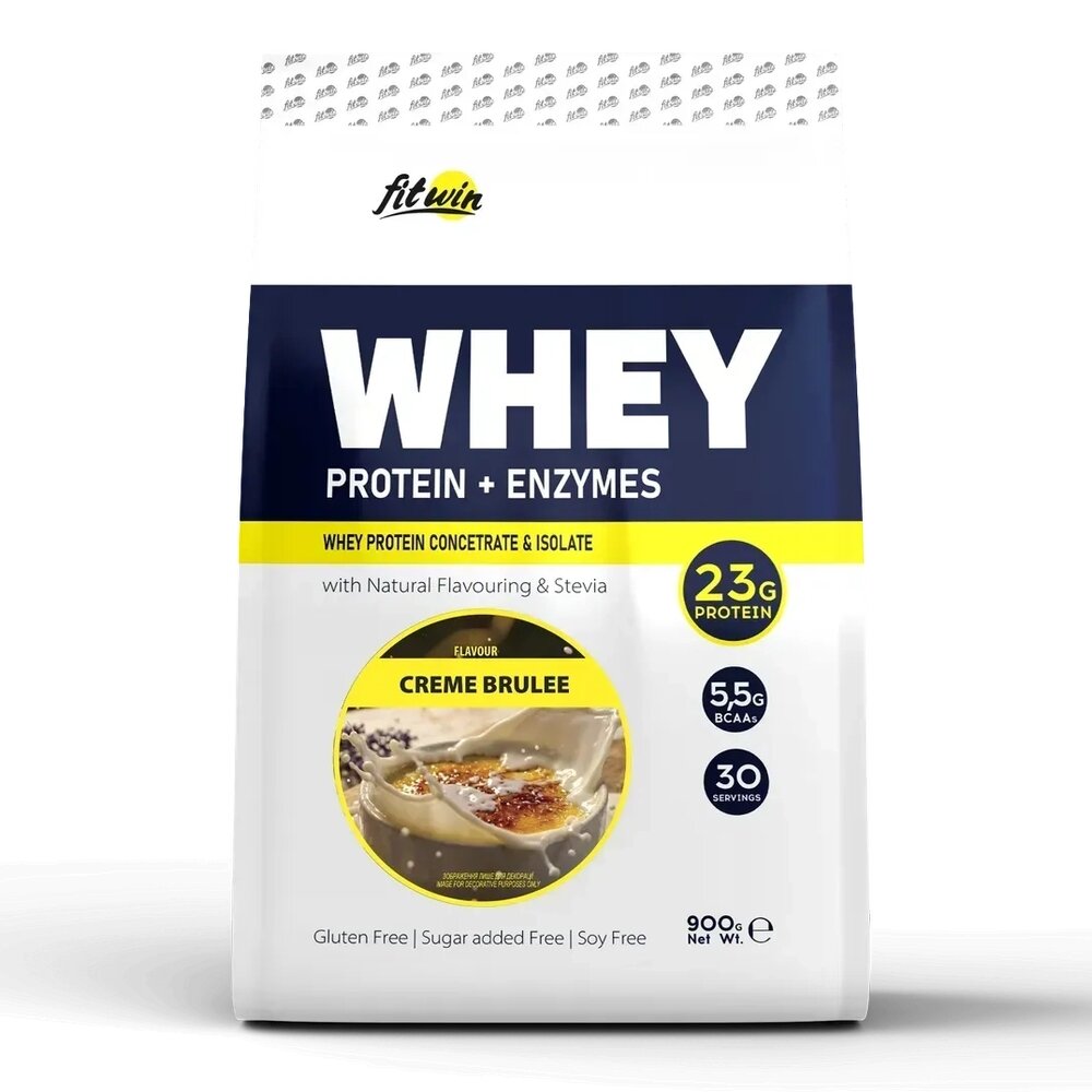 Протеїн FitWin Whey Protein + Enzymes, 900 грам. Фото 5