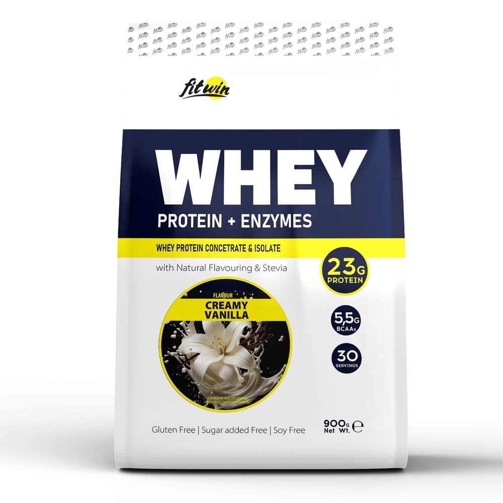 Протеїн FitWin Whey Protein + Enzymes, 900 грам. Фото 2