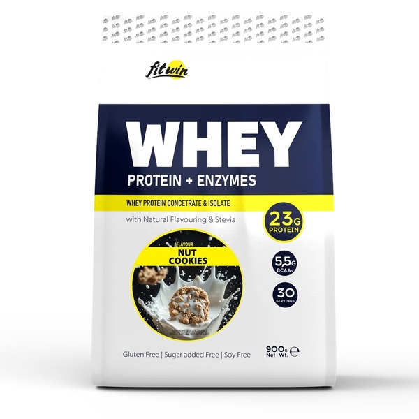 Протеїн FitWin Whey Protein + Enzymes, 900 грам. Фото 4