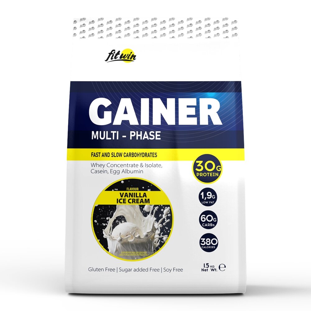 Гейнер FitWin Gainer Multi-Phase, 1.5 кг. Фото 2