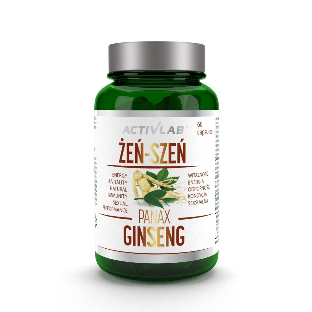 Натуральная добавка ActivLab Panax Ginseng, 60 капсул