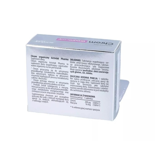 Витамины и минералы ActivLab Pharma Chrome, 60 таблеток. Фото 2
