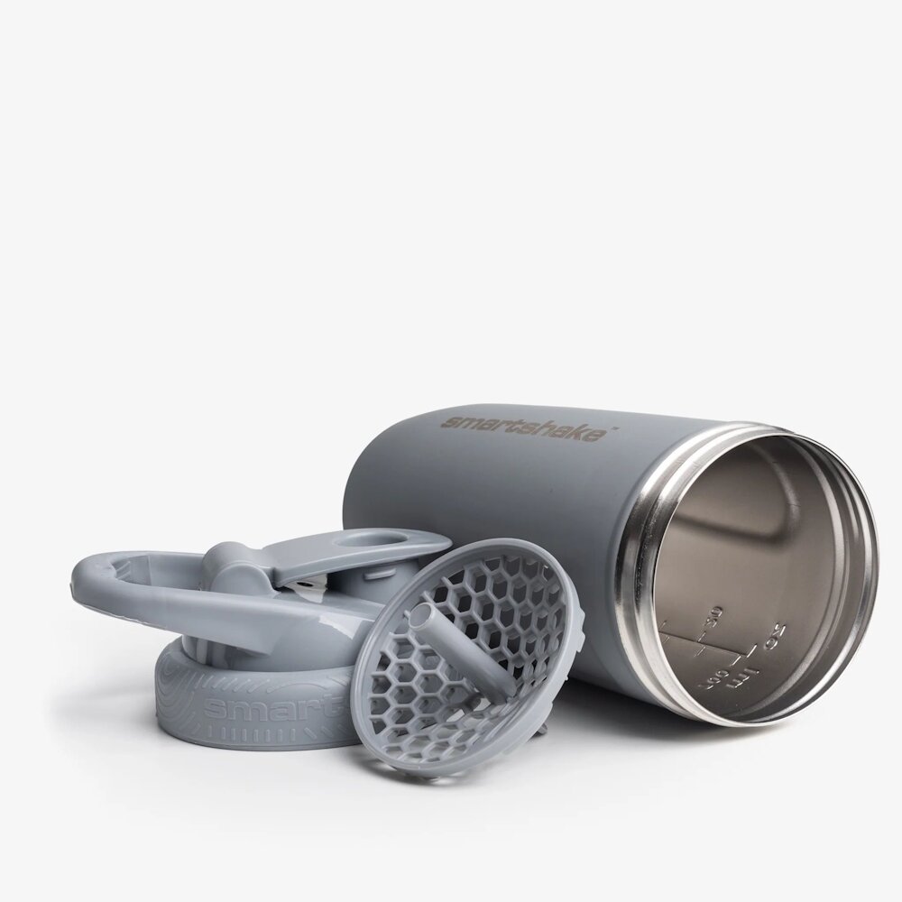 Шейкер Smart Shake Reforce Stainless Steel 900 мл, Grey. Фото 2