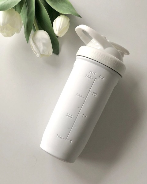 Шейкер Smart Shake Reforce Stainless Steel 900 мл, White. Фото 3