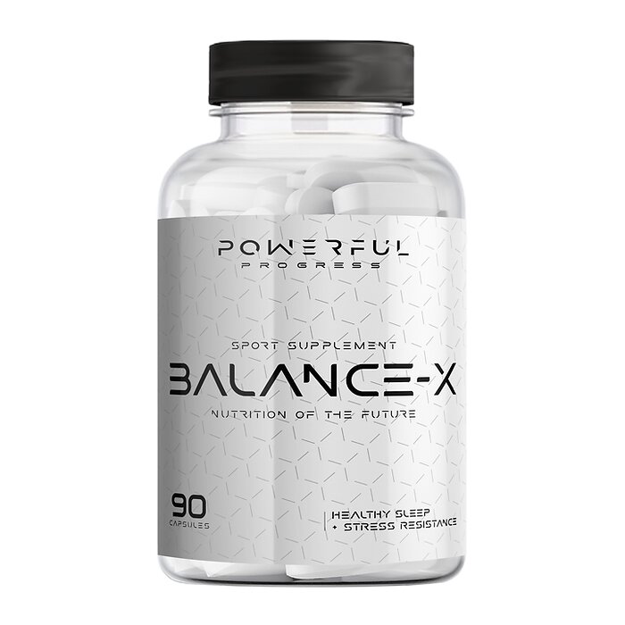 Витамины и минералы Powerful Progress Balance-X, 90 капсул для поддержки нервной системы