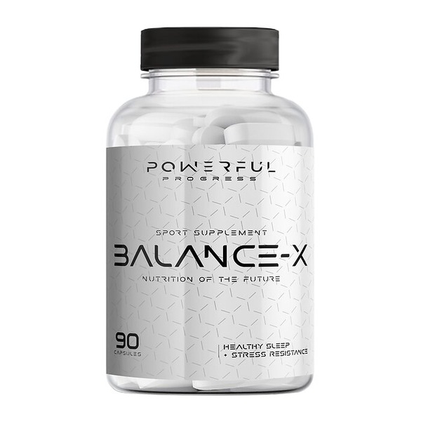 Витамины и минералы Powerful Progress Balance-X, 90 капсул для поддержки нервной системы