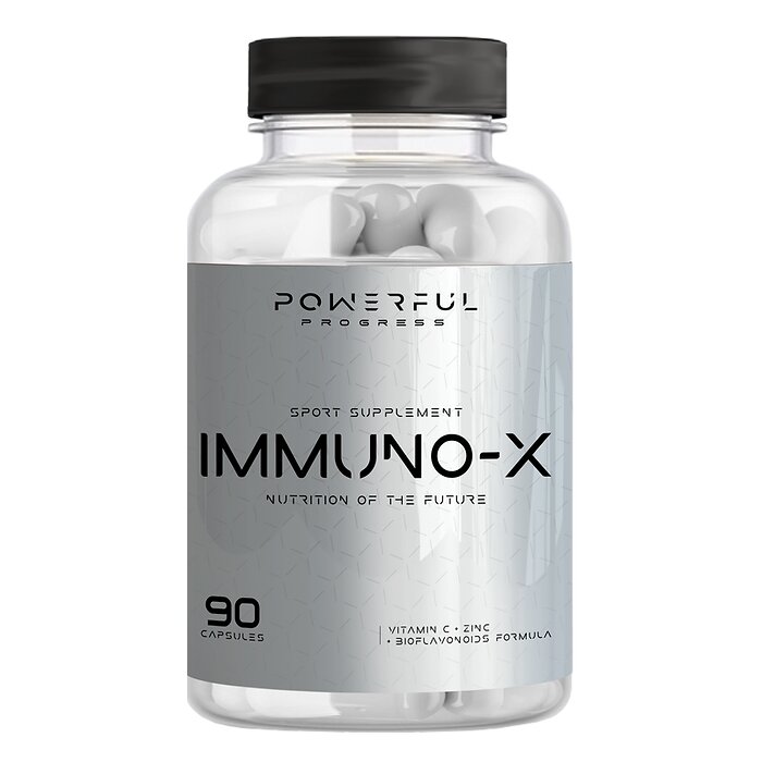 Вітаміни та мінерали Powerful Progress Immuno-X, 90 капсул для підтримки імунної системи