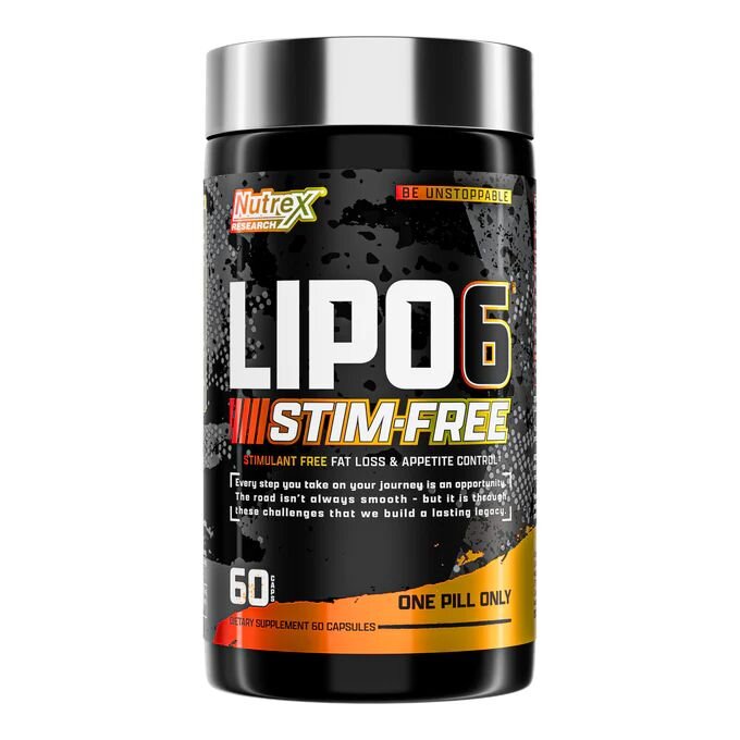 Жироспалювач Nutrex Research Lipo-6 Stim Free, 60 капсул