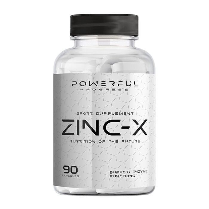 Цинк Powerful Progress Zinc-X, 90 капсул для підтримки імунної системи