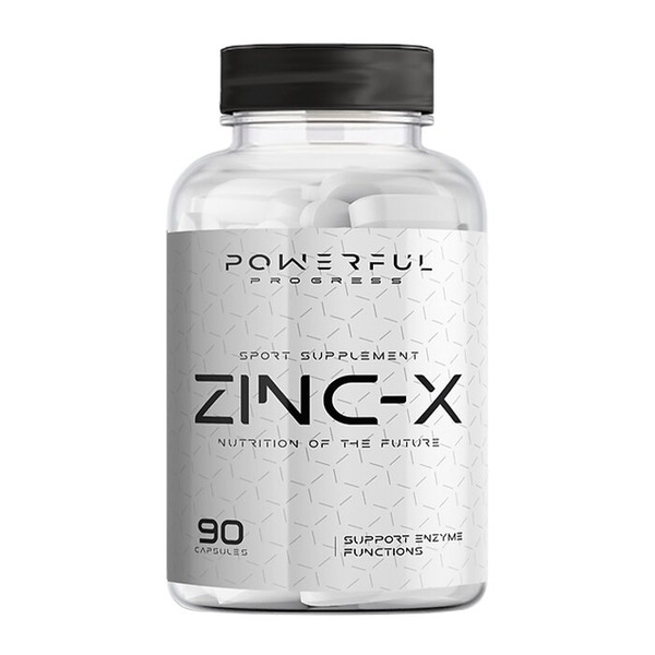 Цинк Powerful Progress Zinc-X, 90 капсул для поддержки иммунной системы