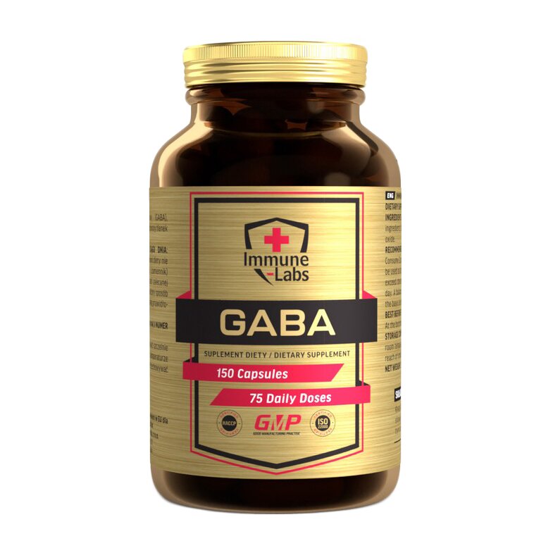 Гамма-аминомасляная кислота Immune-Labs Gaba, 150 капсул для поддержки мозга