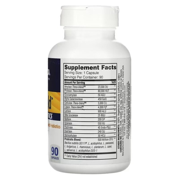 Ферменти Enzymedica Digest Gold + Probiotics, 90 капсул с пробиотиками. Фото 2