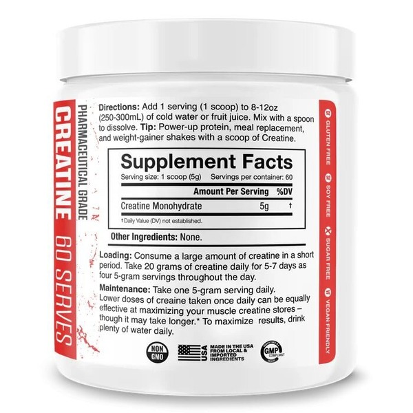 Креатин моногидрат JNX Sports The Curse Creatine, 300 грамм. Фото 3