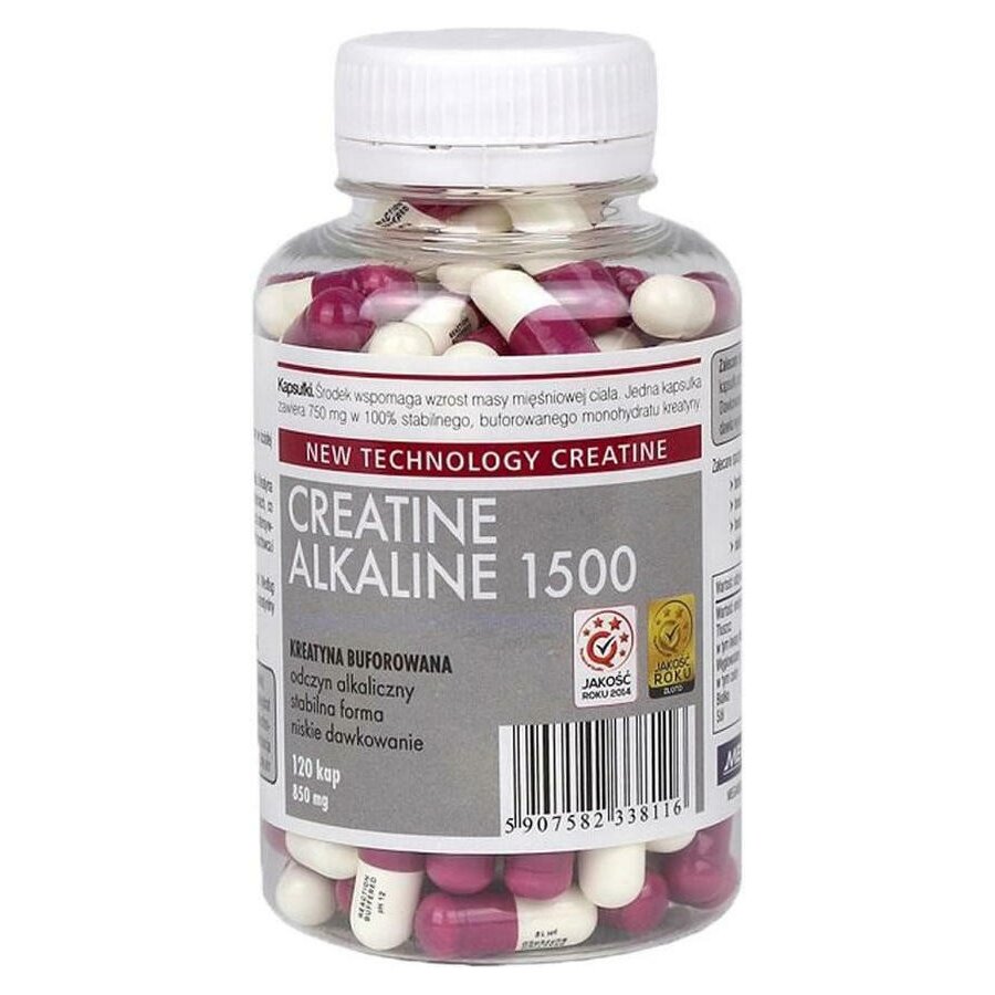 Буферизированный моногидрат креатина Megabol Creatine Alkaline 1500, 120 капсул