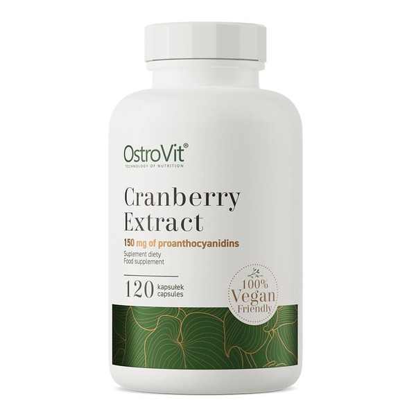Натуральна добавка OstroVit Vege Cranberry Extract, 120 капсул