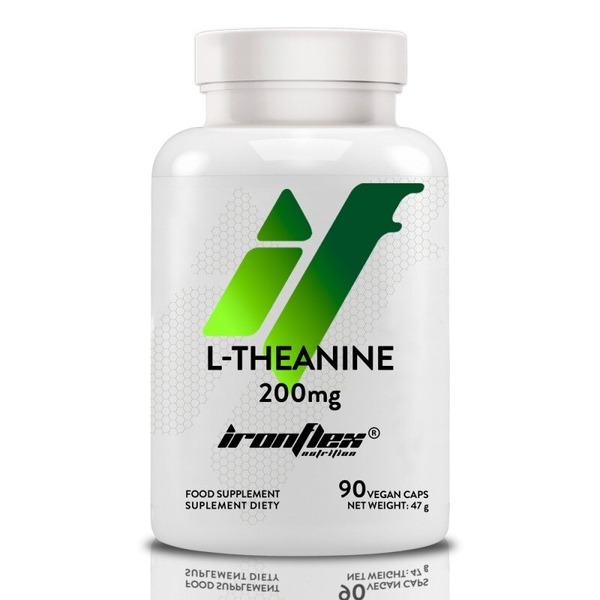 Амінокислота IronFlex L-Theanine 200 mg, 90 вегакапсул
