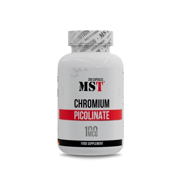 Вітаміни та мінерали MST Nutrition Chromium Picolinate, 200 капсул