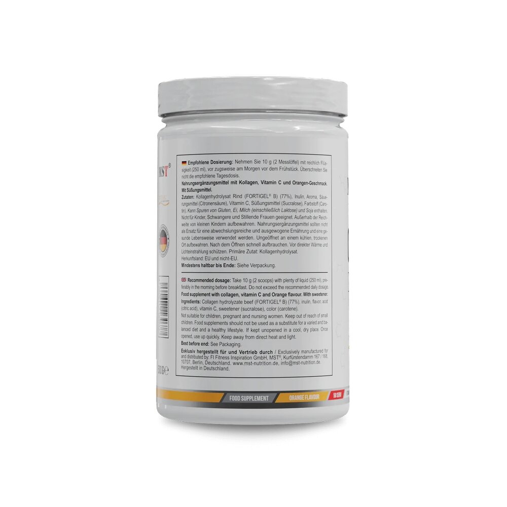 Препарат для суглобів і зв'язок MST Nutrition Collagen Peptides + Fortigel, 500 грам. Фото 3