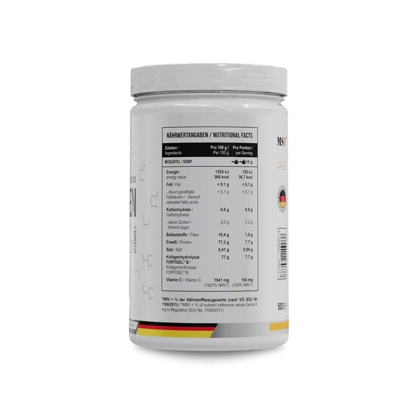Препарат для суглобів і зв'язок MST Nutrition Collagen Peptides + Fortigel, 500 грам. Фото 2