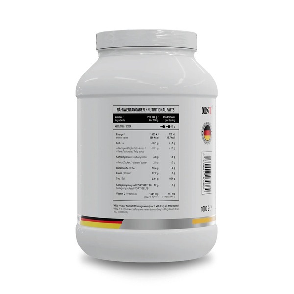 Препарат для суставов и связок MST Nutrition Collagen Peptides + Fortigel, 1кг. Фото 2