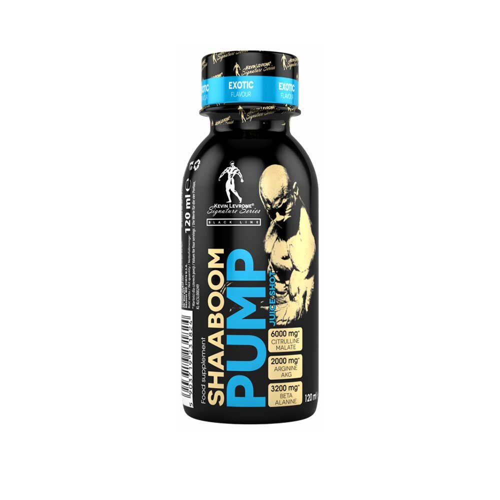 Предтренировочный комплекс Kevin Levrone Shaaboom Pump Juice Shot, 120 мл. Фото 4